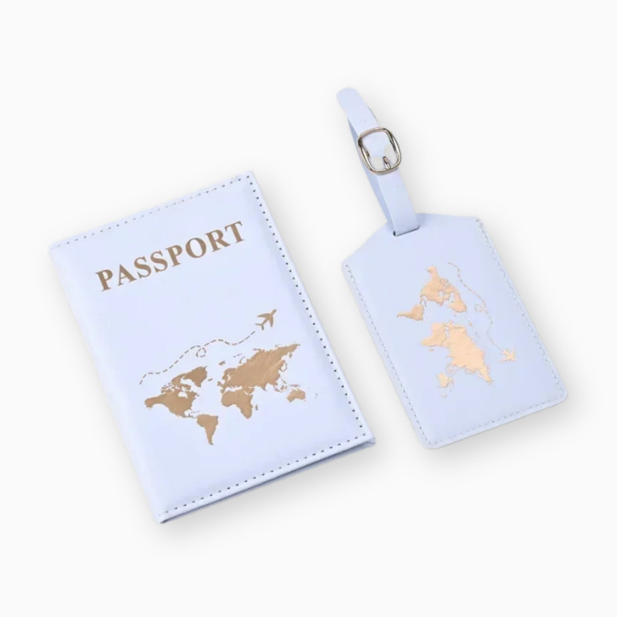 Ensemble Porte Passeport Étiquette - Malea