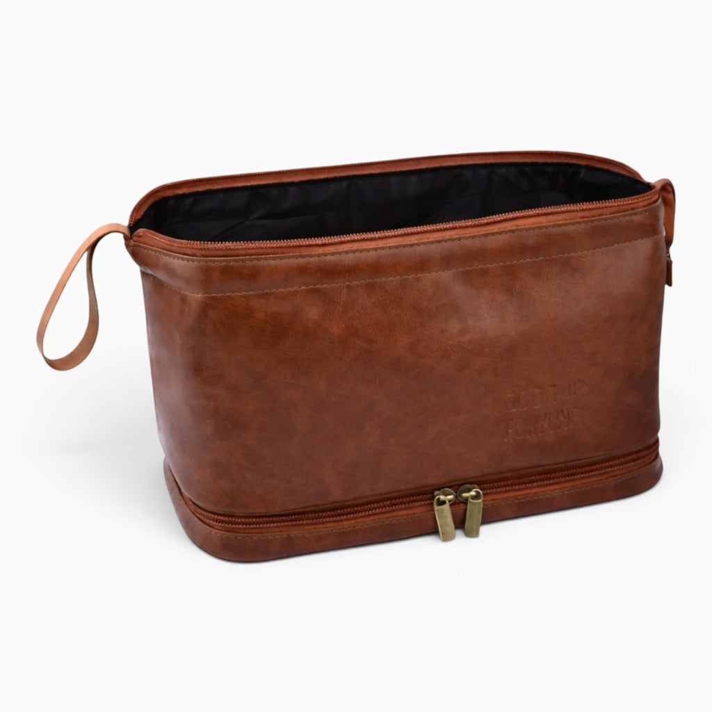 Grande Trousse de Toilette Cuir  - Kolyva