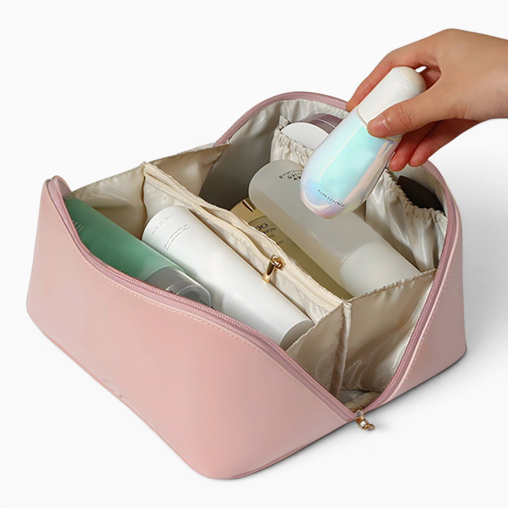 Trousse de Toilette Cuir Femme  - Ertia