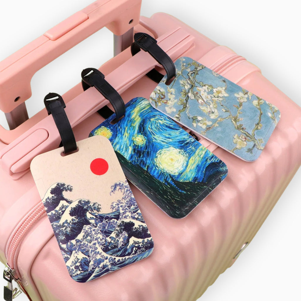 Étiquette Valise Artistique - Gogh