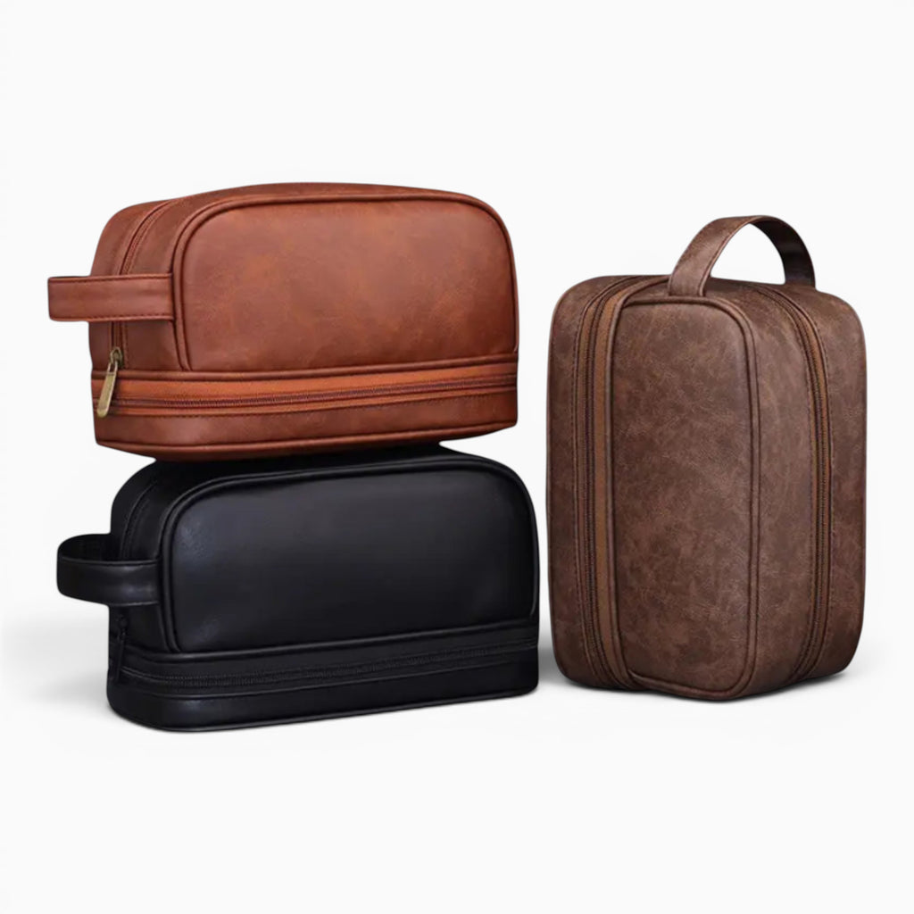 Petite Trousse de Toilette Cuir  - Lavya