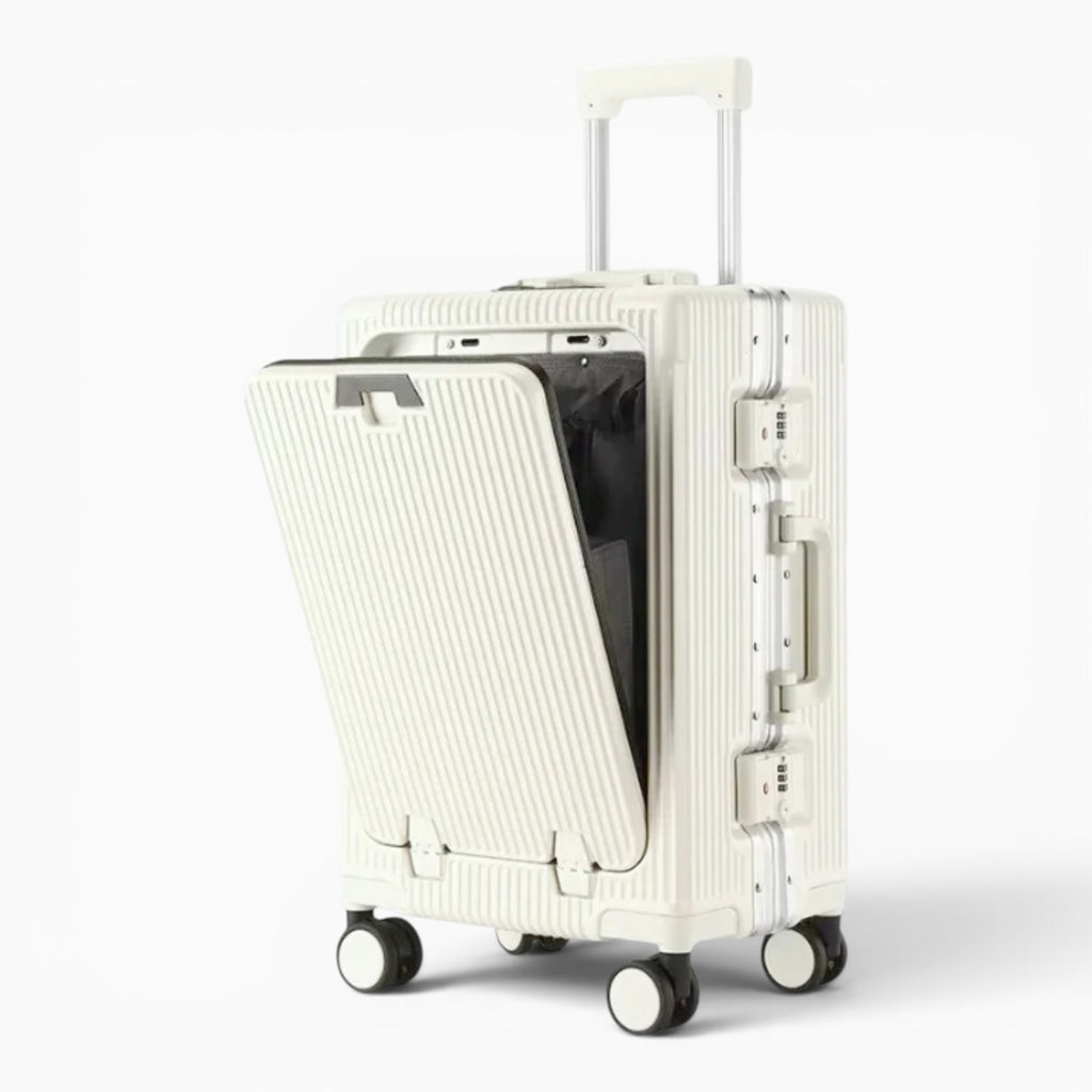 Valise Cabine Rigide Style Aluminium - Belmi