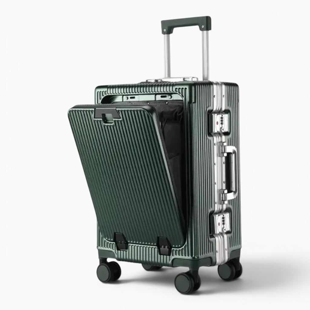 Valise Cabine Rigide Style Aluminium - Belmi