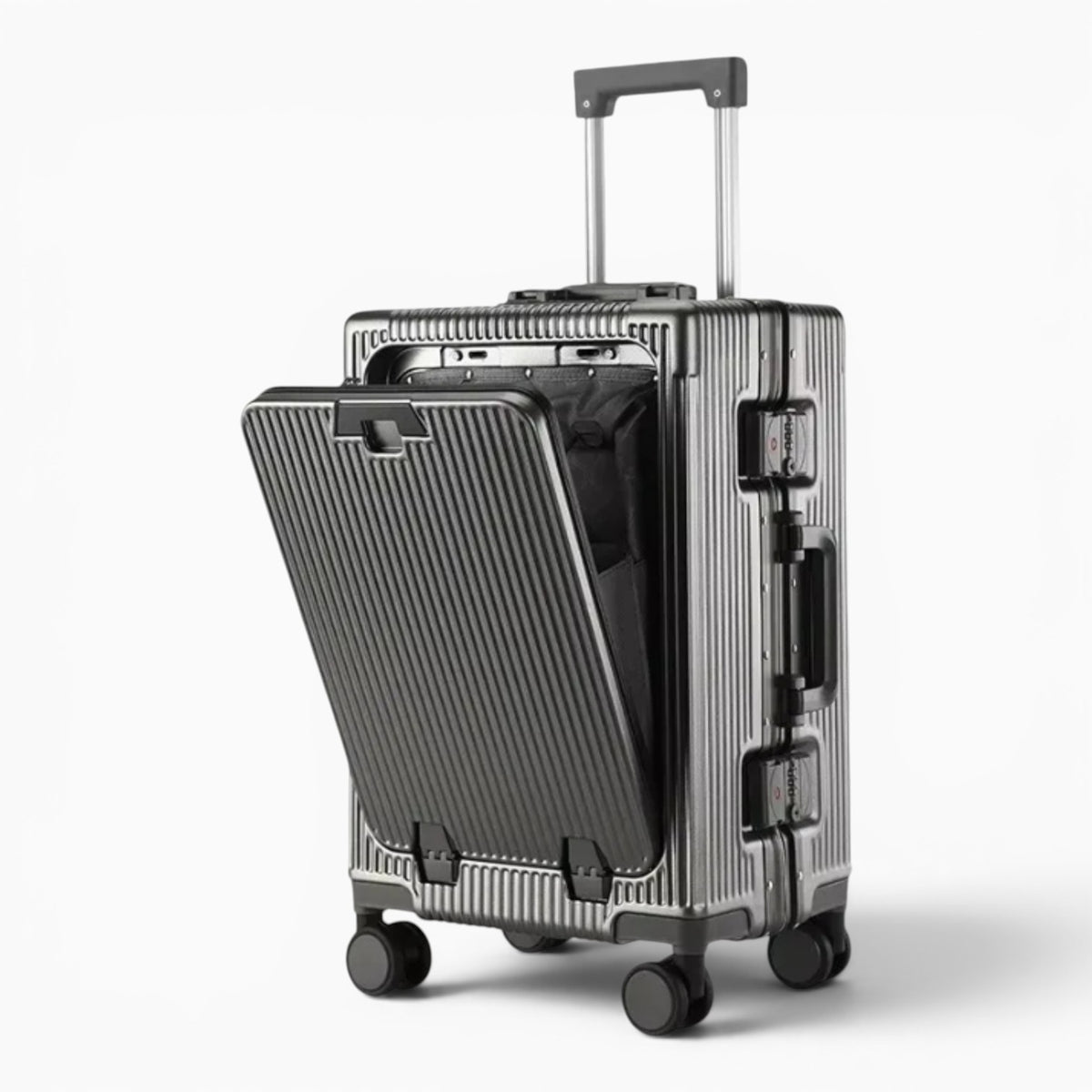 Valise Soute Rigide Style Aluminium - Belmi