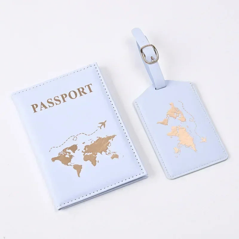 Ensemble Porte Passeport Étiquette - Malea