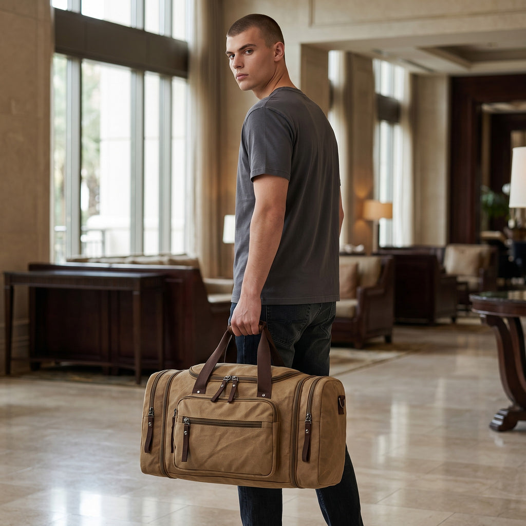 Sac de Voyage Homme en Toile