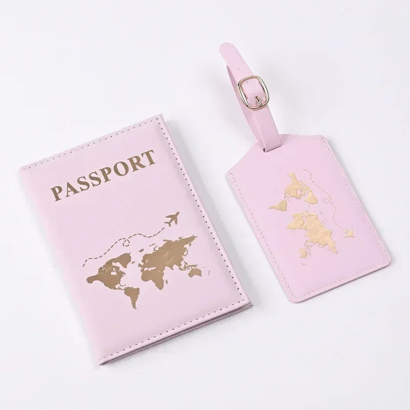 Ensemble Porte Passeport Étiquette - Malea