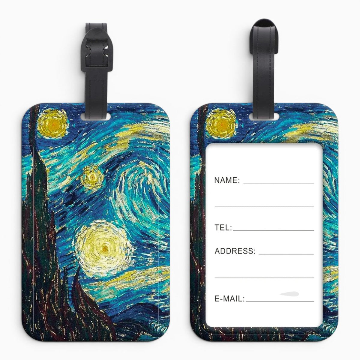 Étiquette Valise Artistique - Gogh
