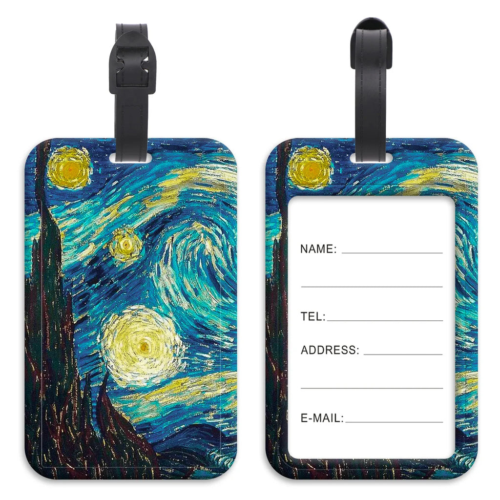 Étiquette Valise Artistique - Gogh