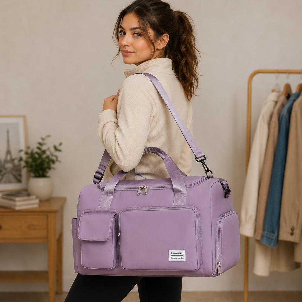 Sac de Voyage Femme avec Rangement Chaussures