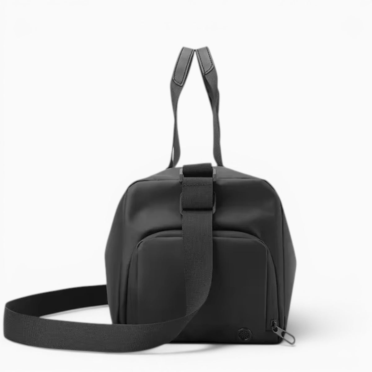 Sac de sport Le Voyage Prestige noir en polyester imperméable avec compartiment humide et bandoulière réglable