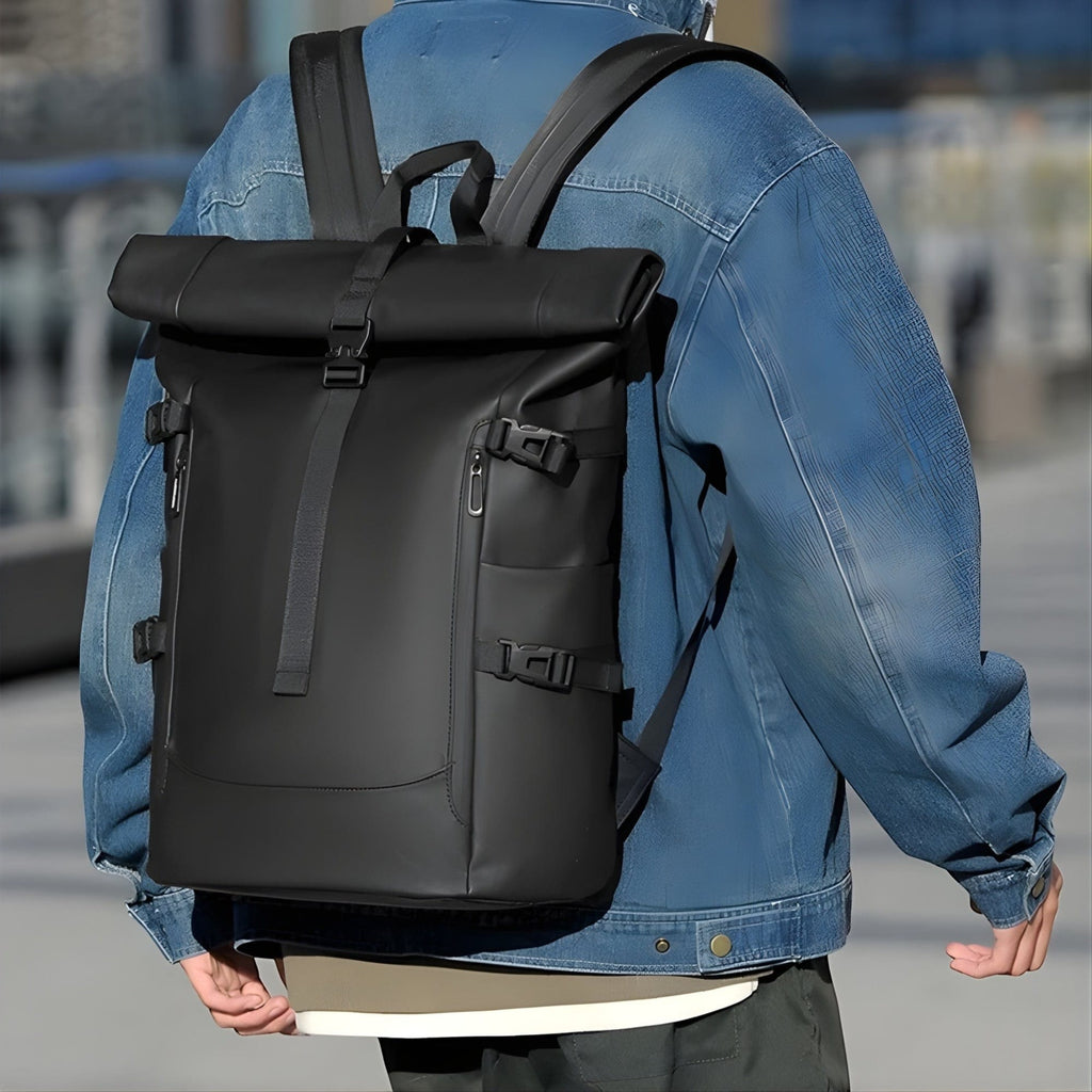 VOYAGE Sac à Dos Roll-Top Imperméable - Litau