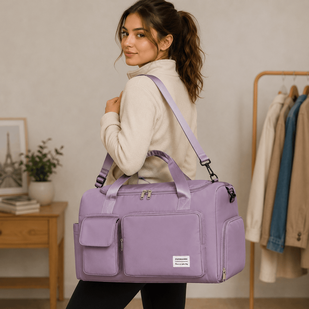 VOYAGE Sac de Voyage Femme avec Rangement Chaussures