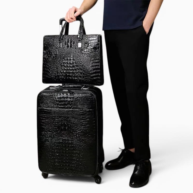 VOYAGE Set de Valise Cuir - Luxo